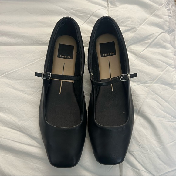 Dolce Vita Reyes Ballet Flats Black Leather - Picture 10 of 10
